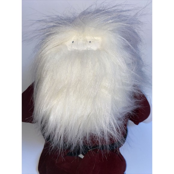 Woof & Poof Velveteen Christmas Stuffed Santa Musical VTG 1994 Handmade 22” - Picture 2 of 6